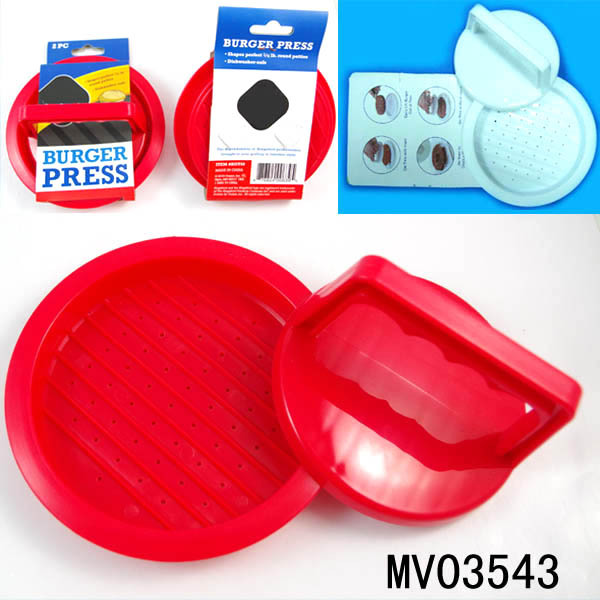 PLASTIC HAMBURGER PRESS