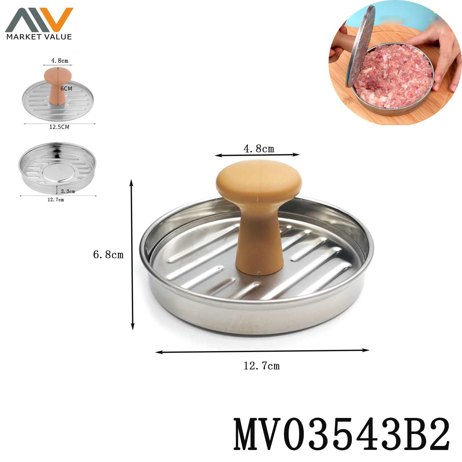 SS Hamburger Press WHEEL CARD