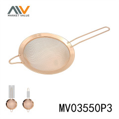 16.2CM SS ROSE GOLD STRAINER TC