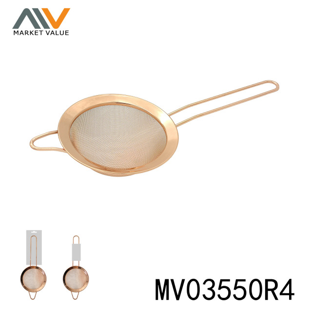 9CM SS ROSE GOLD STRAINER TC