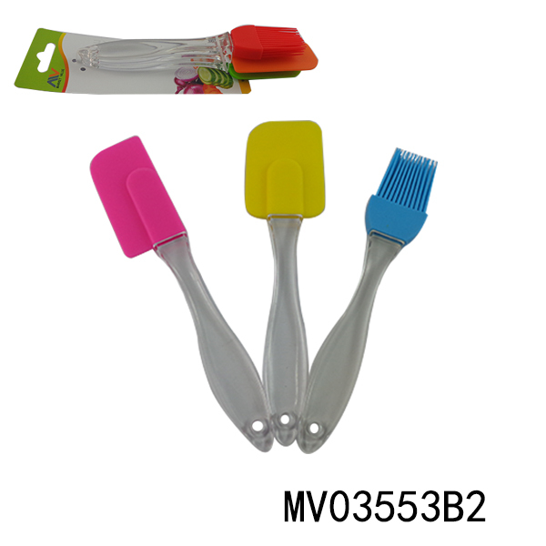 3PCS SILICONE SCRAPER and BRUSH TC