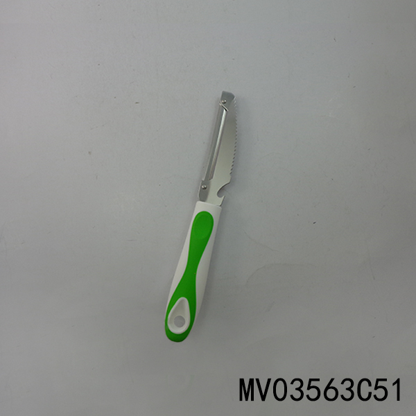 PEELER WBOTTLE OPENER with TPR Handle TC