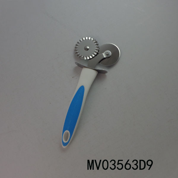 DOUBLE MEDIUM BREAD KNIFE with TPR Handle TC