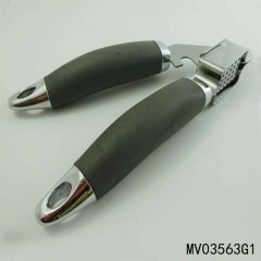 STAINLESS STEEL GARLIC PRESS with TPR Handle HANG TAG