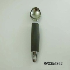 STAINLESS STEEL ICE CREAM SPOON with TPR Handle TC
