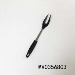 NYLON KITCHEN TOOLS FORK with SS PP Handle TC