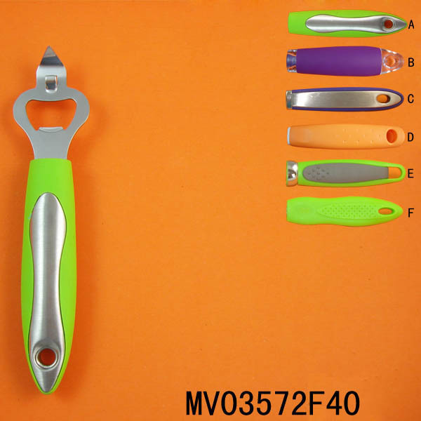 PLASTIC Handle SS BOTTLE OPENER TC style 3