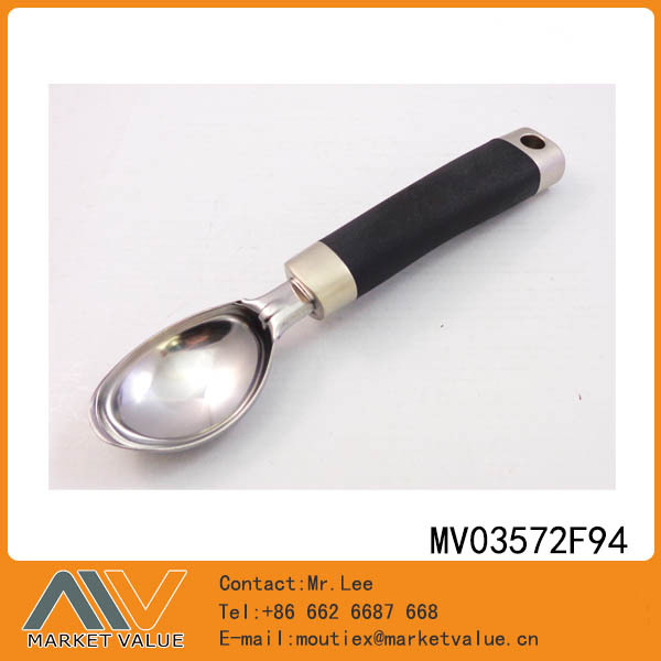 ICE CREAM SPOON with SOFT with DIE-CASTING Handle TC