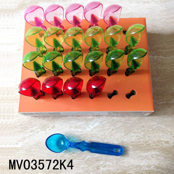24PCS PLASTIC ICE CREAM SPOON with CB