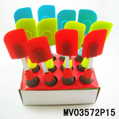 8in RUBBER Handle BUTTER KNIFE SPATULA SPOON TC
