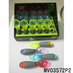24PCS ICE CREAM SPOON with RUBBER Handle