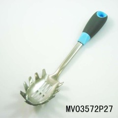SS RUBBER and PLASTIC Handle STAINLESS STEEL SPAGHETTI SCOOP TC