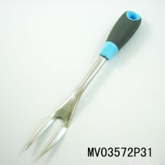 SS RUBBER and PLASTIC Handle STAINLESS STEEL FORK TC
