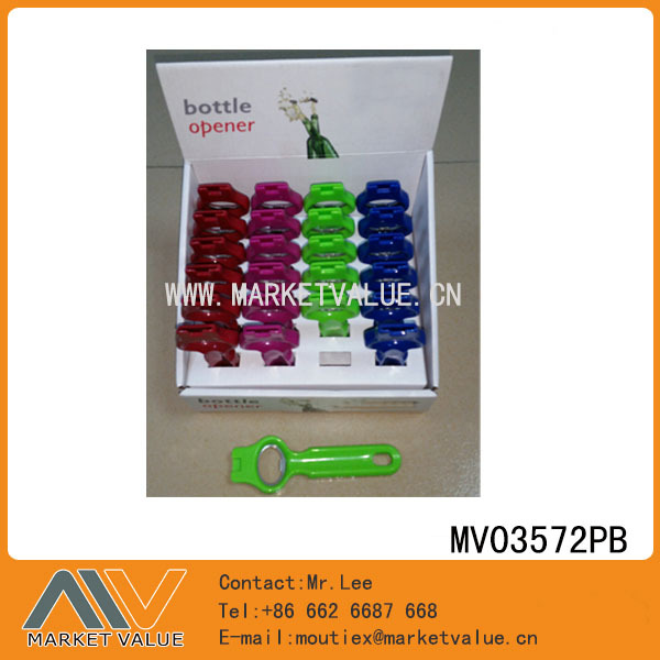 24PCS BOTTLE OPENER with PS Handle DISPLAY BOX