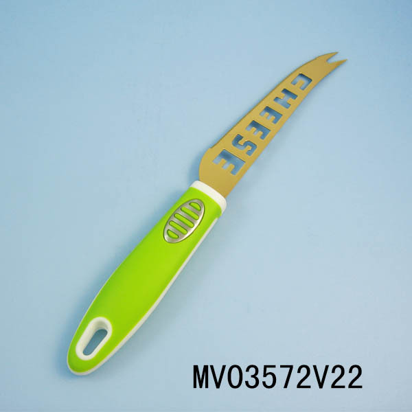 TITANIZE KITCHEN TOOLS RUBBER and PLASTIC Handle CHEESE KNIFE TC style 2