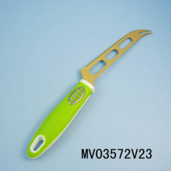 TITANIZE KITCHEN TOOLS RUBBER and PLASTIC Handle CHEESE KNIFE TC style 3