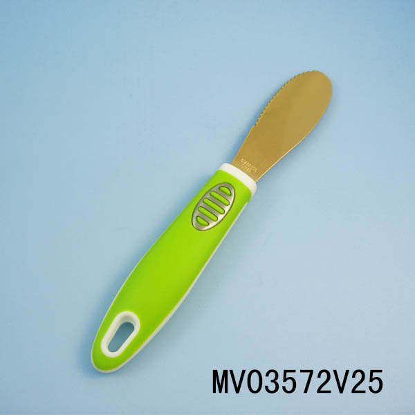 TITANIZE KITCHEN TOOLS RUBBER and PLASTIC Handle BUTTER KNIFE TC style 3