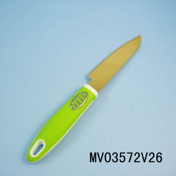 TITANIZE KITCHEN TOOLS RUBBER and PLASTIC Handle UTILITY KNIFE TC