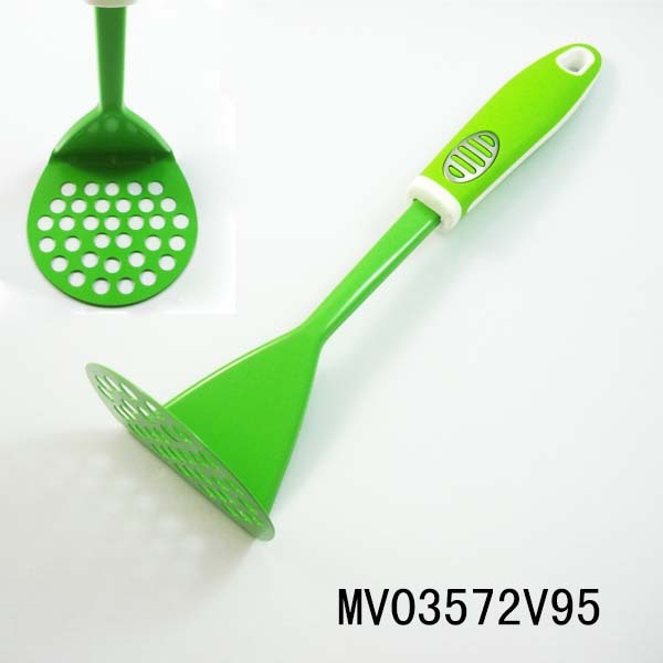 SS RUBBER and PLASTIC Handle NON STICK POTATO PRESS TC style 2