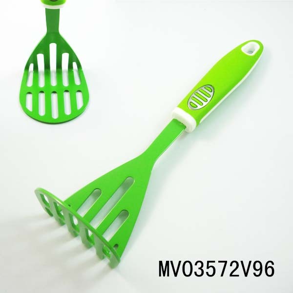 SS RUBBER and PLASTIC Handle NON STICK POTATO PRESS TC style 3