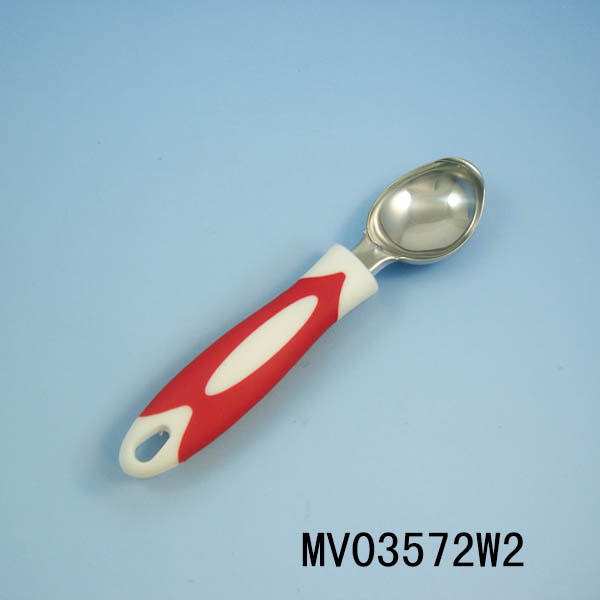 PLASTIC Handle ICE CREAM SPOON IN POLYBAG