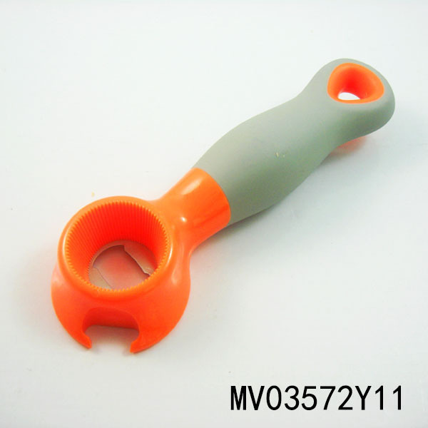 SS BOTTLE OPENER PLASTIC and RUBBER Handle TC
