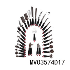 CHEESE KNIFE with TPR Handle TC style 6