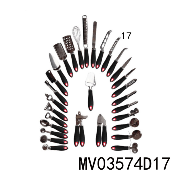 CHEESE KNIFE with TPR Handle TC style 6