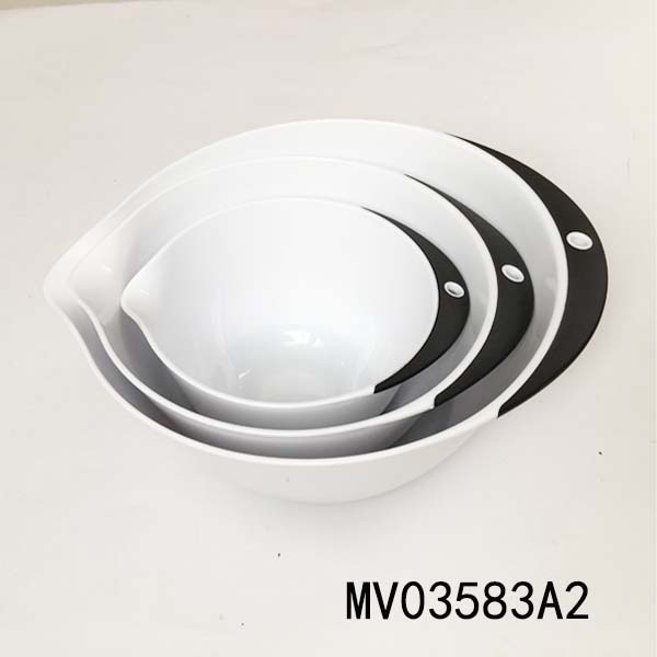 SETS OF 3PCS SALAD BOWL with TPR Handle TC