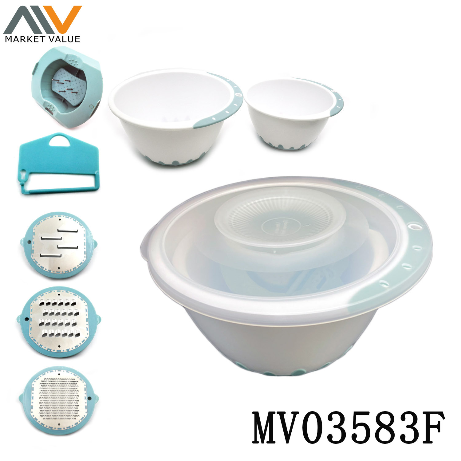 8 Piece Multi Function Salad Bowl set
