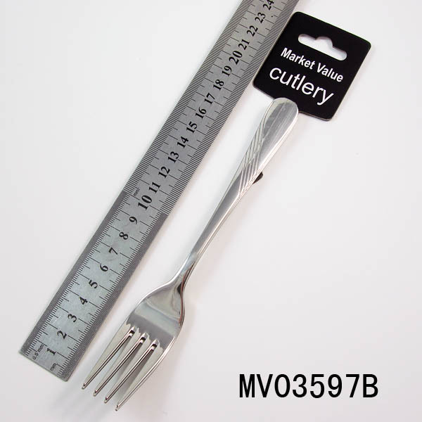 3PCS SS FORK CUTLERY TC style 2