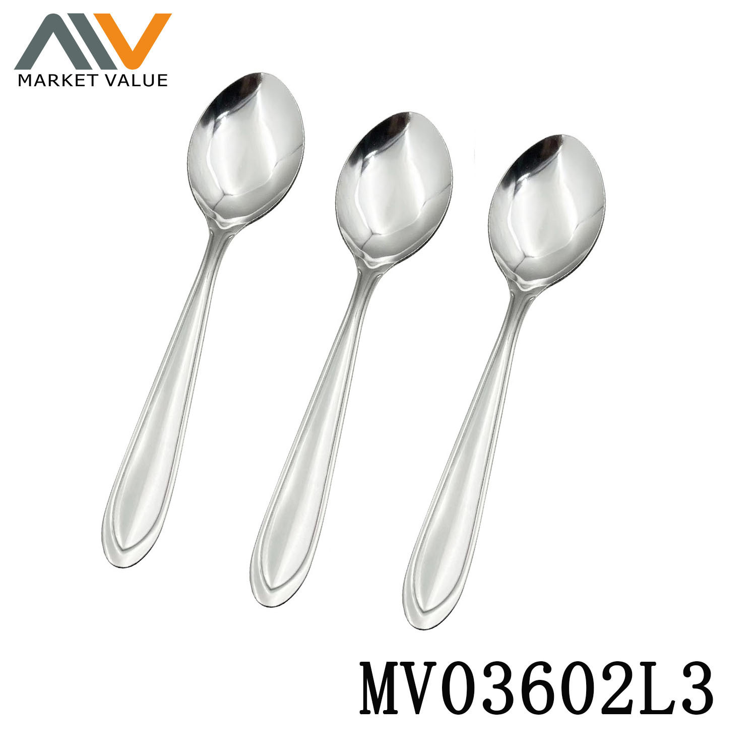 SET of 3pcs Dinner Spoon TC style 3
