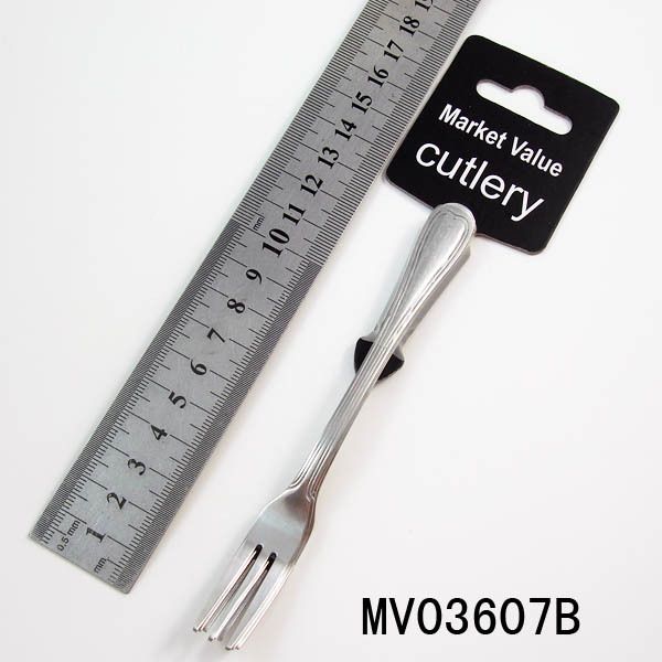 3PCS SS FRUIT FORK CUTLERY FRUIT FORK TC