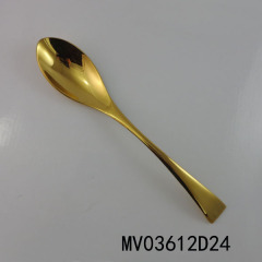GOLD PLATED STAINLESS STEEL BIG SPOON style 2