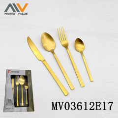 16pcs 430 SS Cutlery set with CB