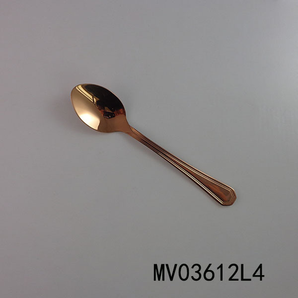 ROSE GOLD PLATED STAINLESS STEEL SPOON