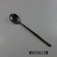 BLACK PLATED TITANIUM STAINLESS STEEL SPOON
