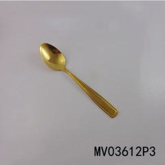 GOLD PLATED STAINLESS STEEL SPOON style 13