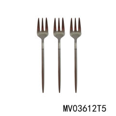 3PCS SS DESSERT FORK TC