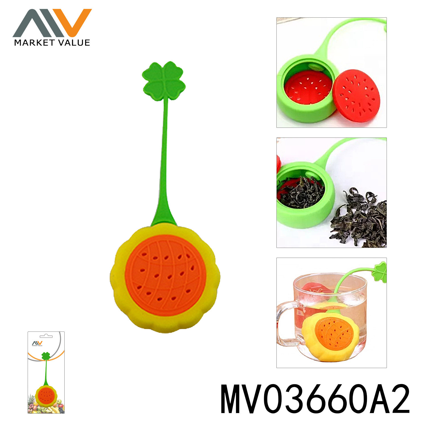 Silicone Tea Bags In Pvc Box style 2