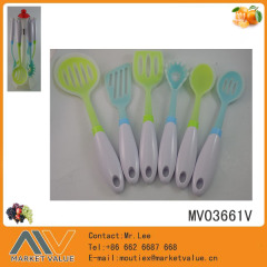 6PCS SILICONE KITCHEN TOOL with PP Handle TC