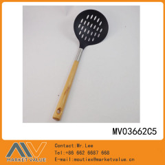 NYLON KITCHEN TOOLS with WOODEN Handle STRAINER TC