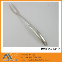 SS MEAT FORK with FINGERPRINT Handle TC
