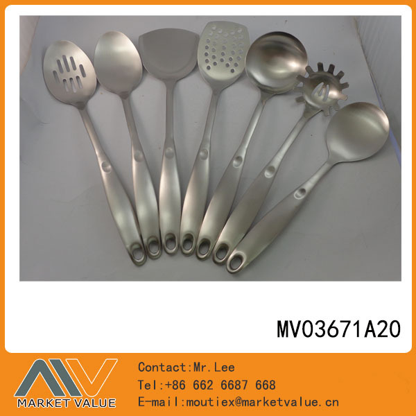 9PCS FINGERPRINT Handle SS KITCHEN TOOLS in PVC BOX