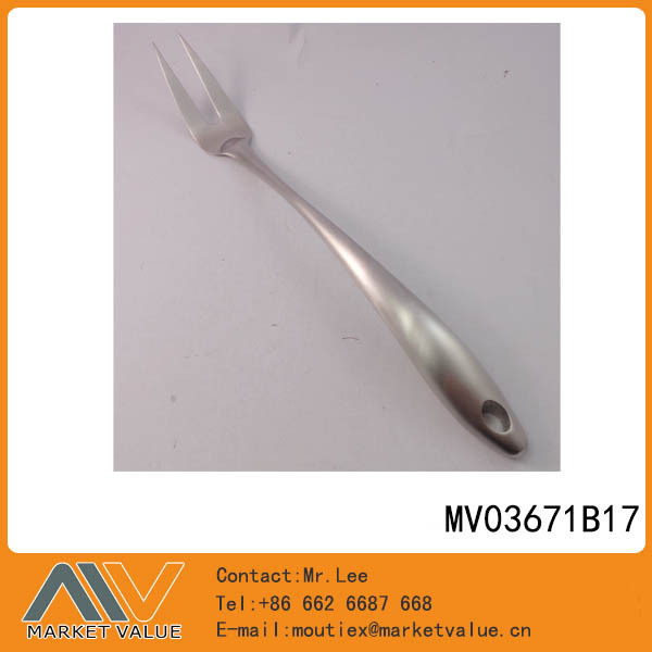 SS MEAT FORK with HOLLOW Handle TC