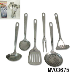 6PCS SS KITCHEN TOOLS with CB