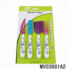 4PCS CERAMIC Handle CHEESE KNIFE style 3