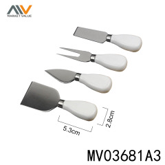 4PCS CERAMIC Handle CHEESE KNIFE