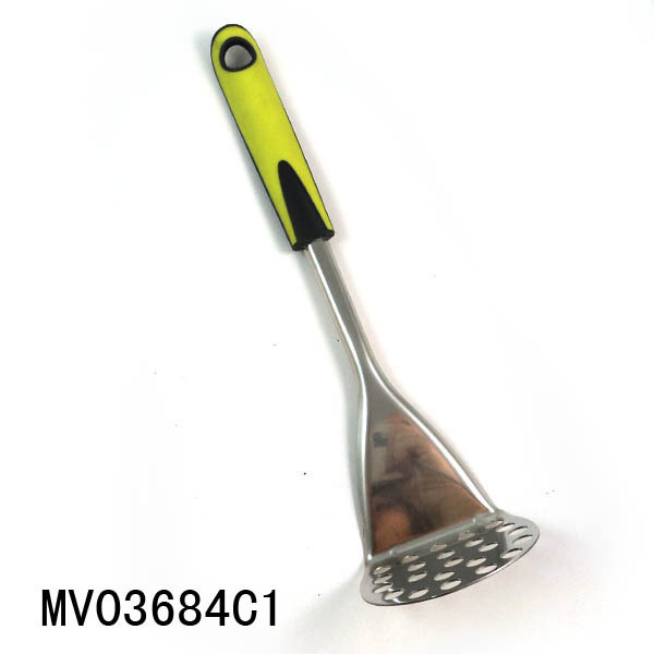 PLASTIC Handle SS KITCHEN TOOL POTATO PRESS TC