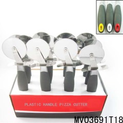12PCS KITCHEN TOOLS PP with TPR Handle PIZZA CUTTER DISPLAY BOX